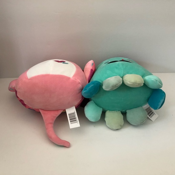 Squishmallows Valentine's Day EIKO Octopus & SAXA Stingray 8" Plush (Set of 2) - Picture 5 of 10